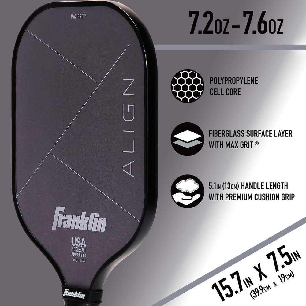 Raquete de pickleball Franklin Align, foto 2