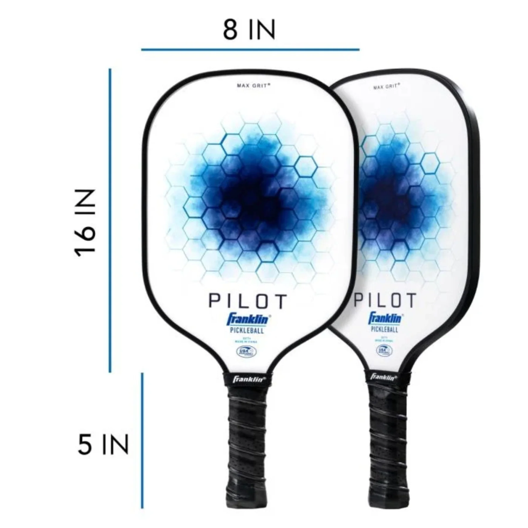 Raquete de pickleball Franklin Pilot Series Fibreglass with Maxgrit, foto 2