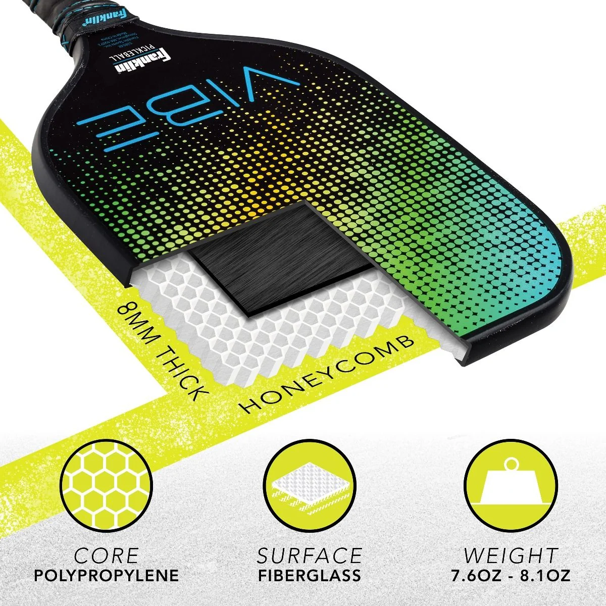 Raquete de pickleball Franklin X-Vibe