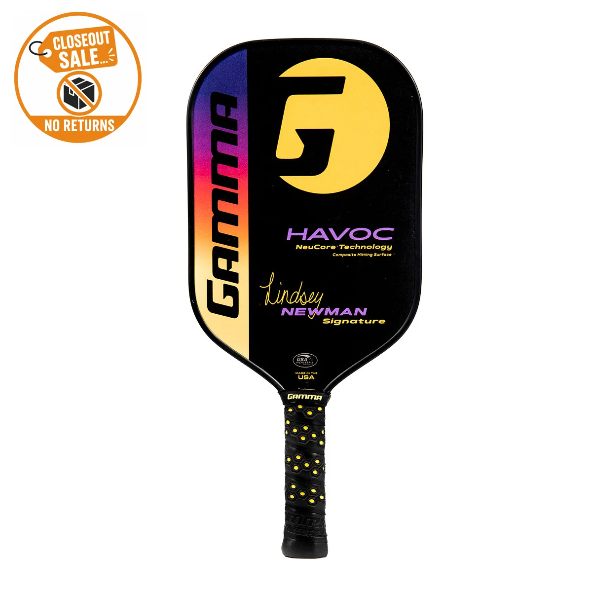 Raquete de pickleball Gamma Lindsey Newman Havoc