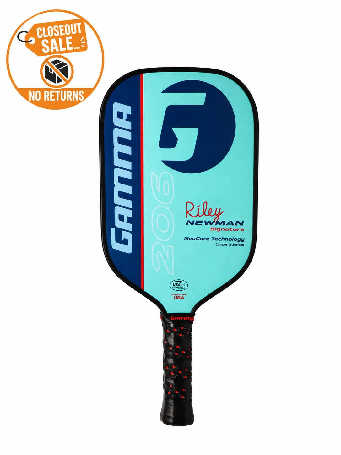Raquete de pickleball Gamma Riley Newman Signature 206