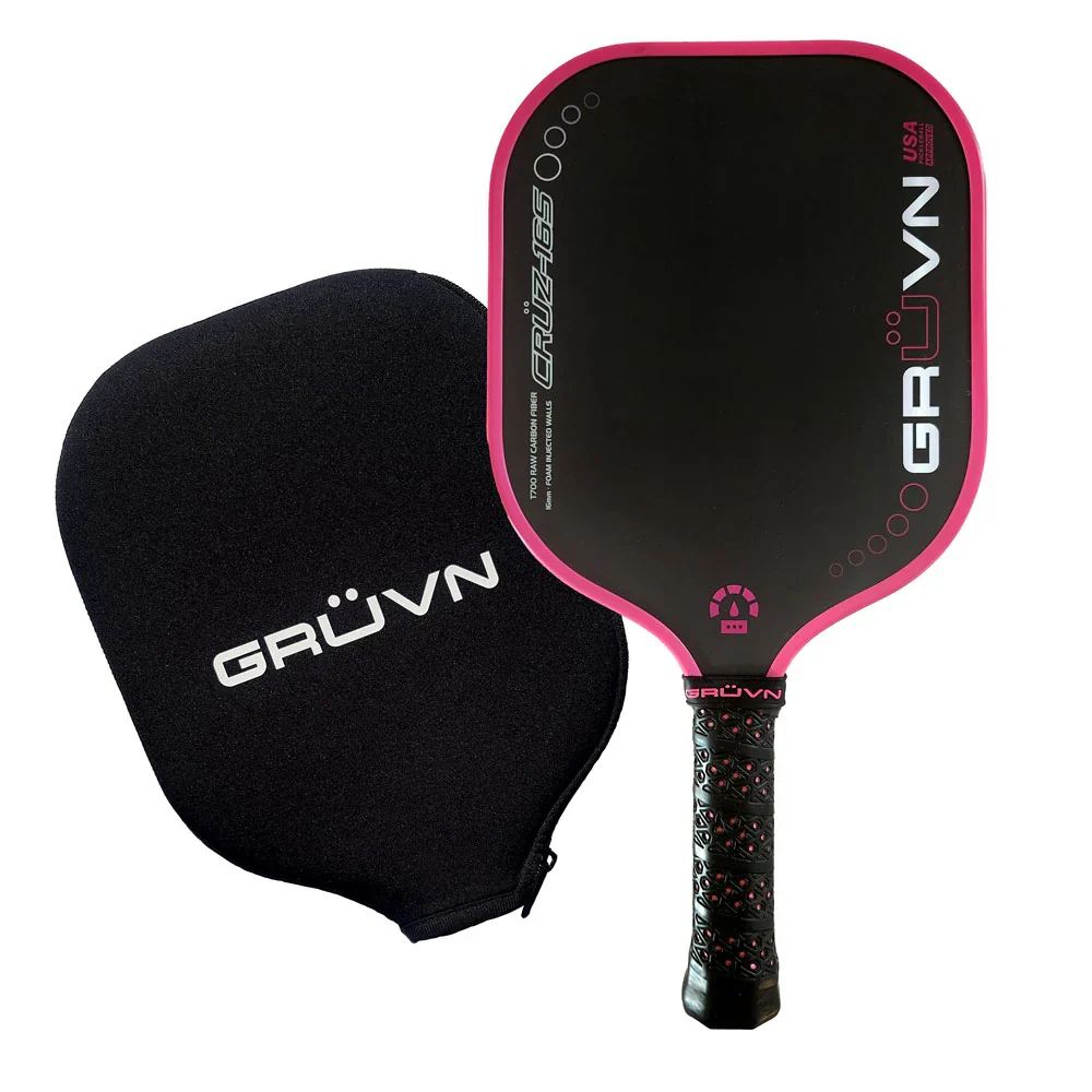 Raquete de pickleball Gruvn CRUZ-16S Raw Carbon, foto 2