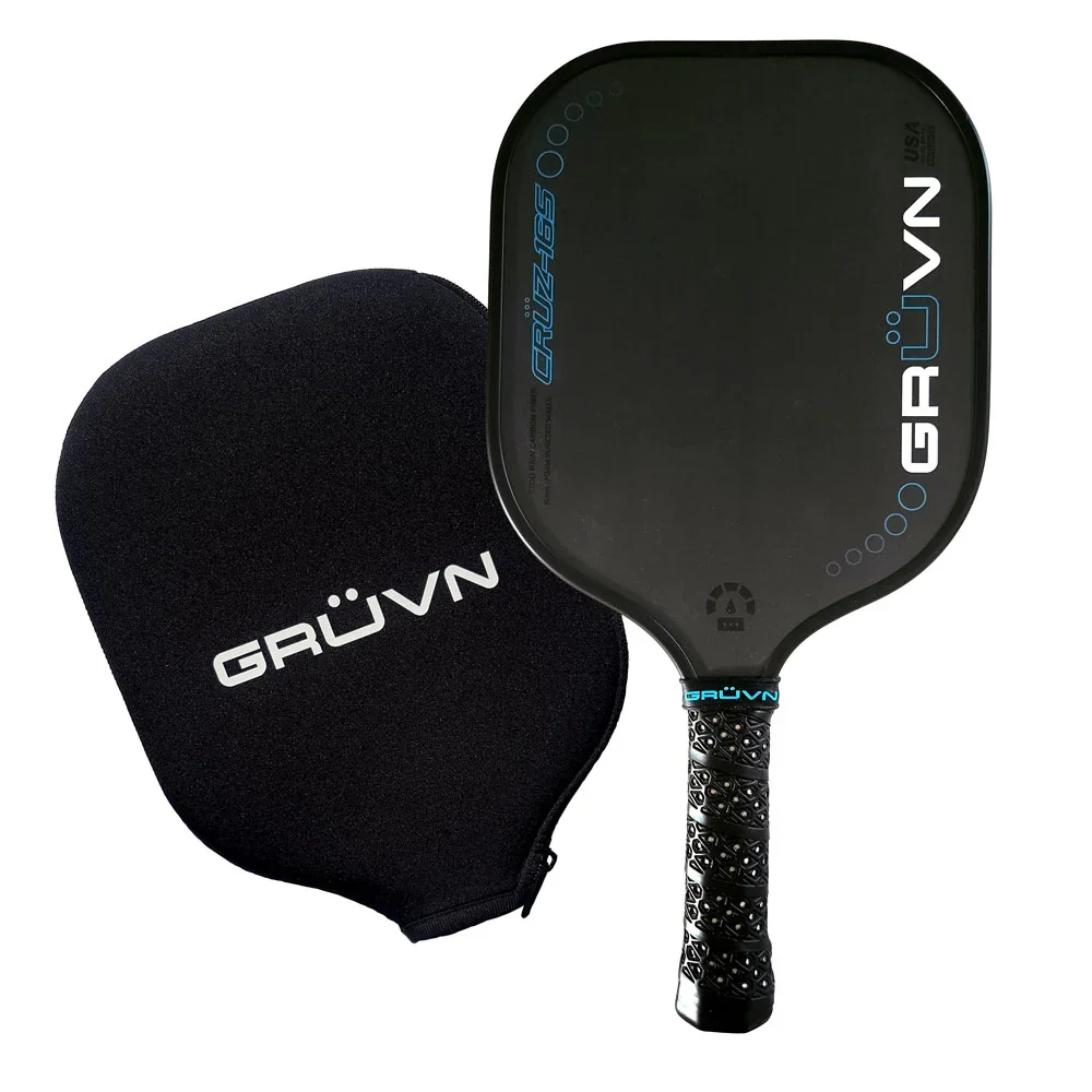 Gruvn CRUZ-16S Raw Carbon pickleball paddle
