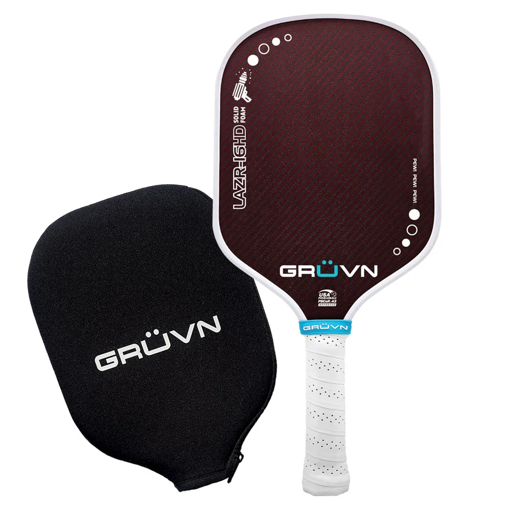 Raquete de pickleball Gruvn LAZR-16HD Solid Foam Hybrid