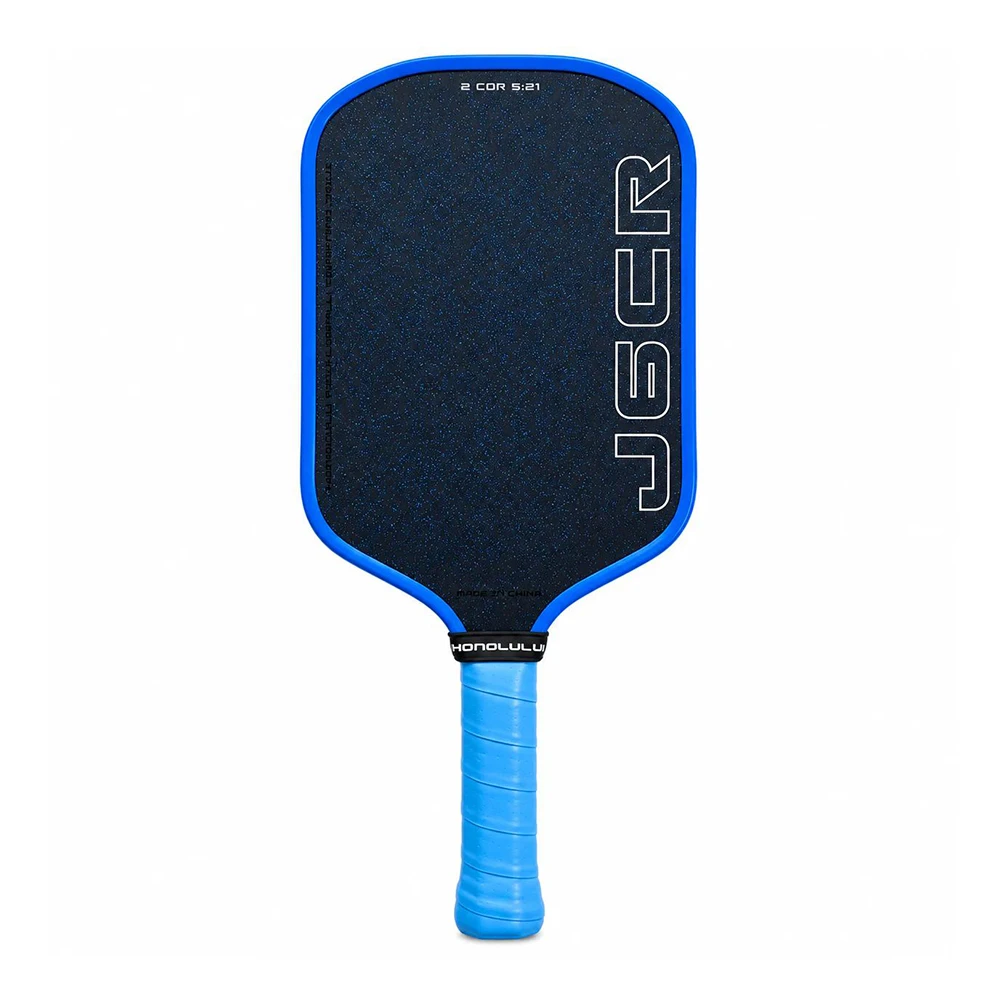 Honolulu J6CR Crystal Blue Endurance Surface pickleball paddle