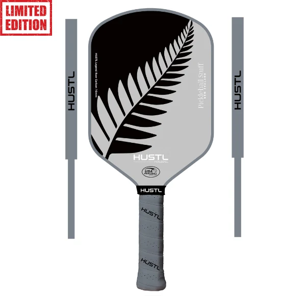 Raquete de pickleball HUSTL FERN Collectors Edition Legend Raw Carbon 16mm