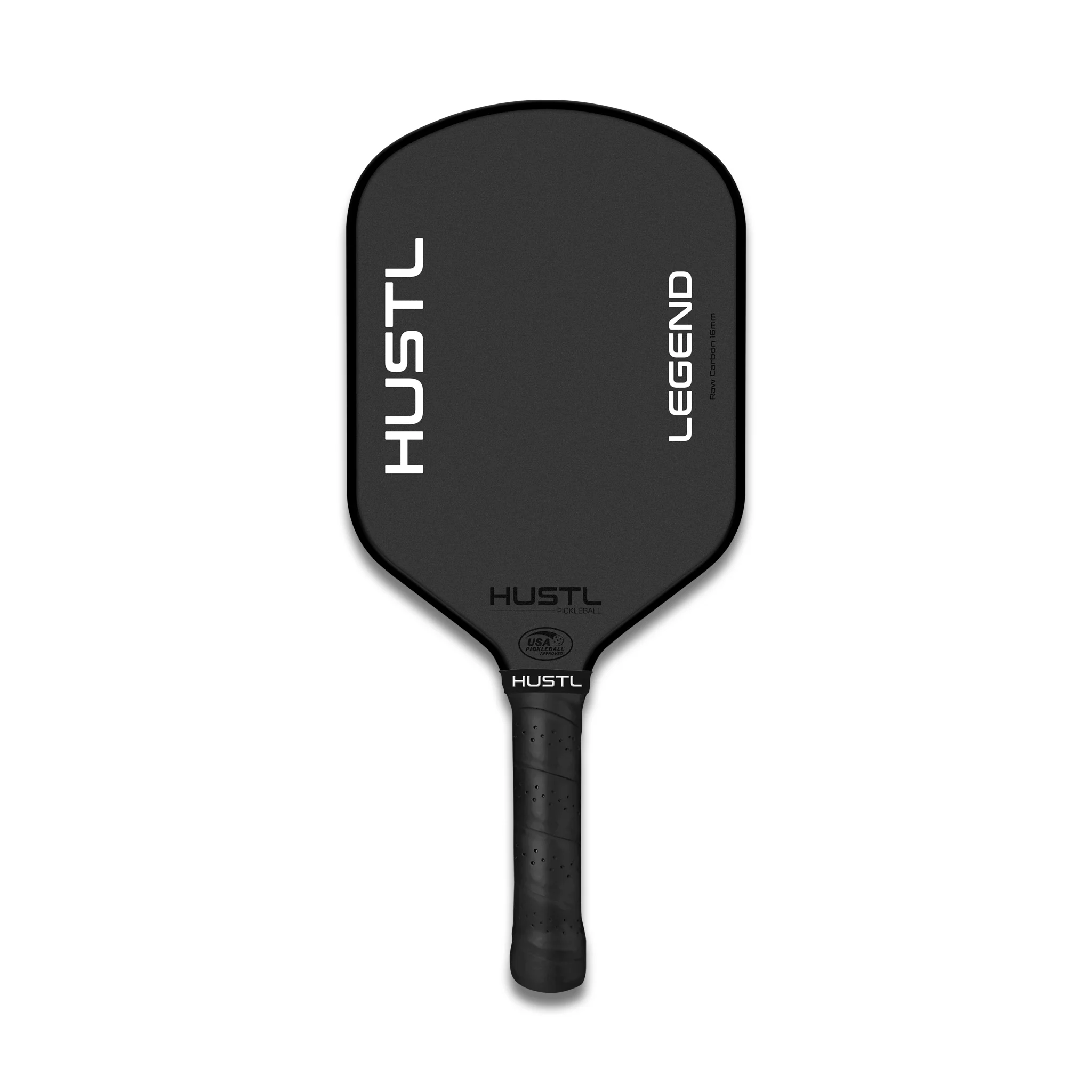 Raquete de pickleball HUSTL Legend 16mm Raw Carbon All-Court