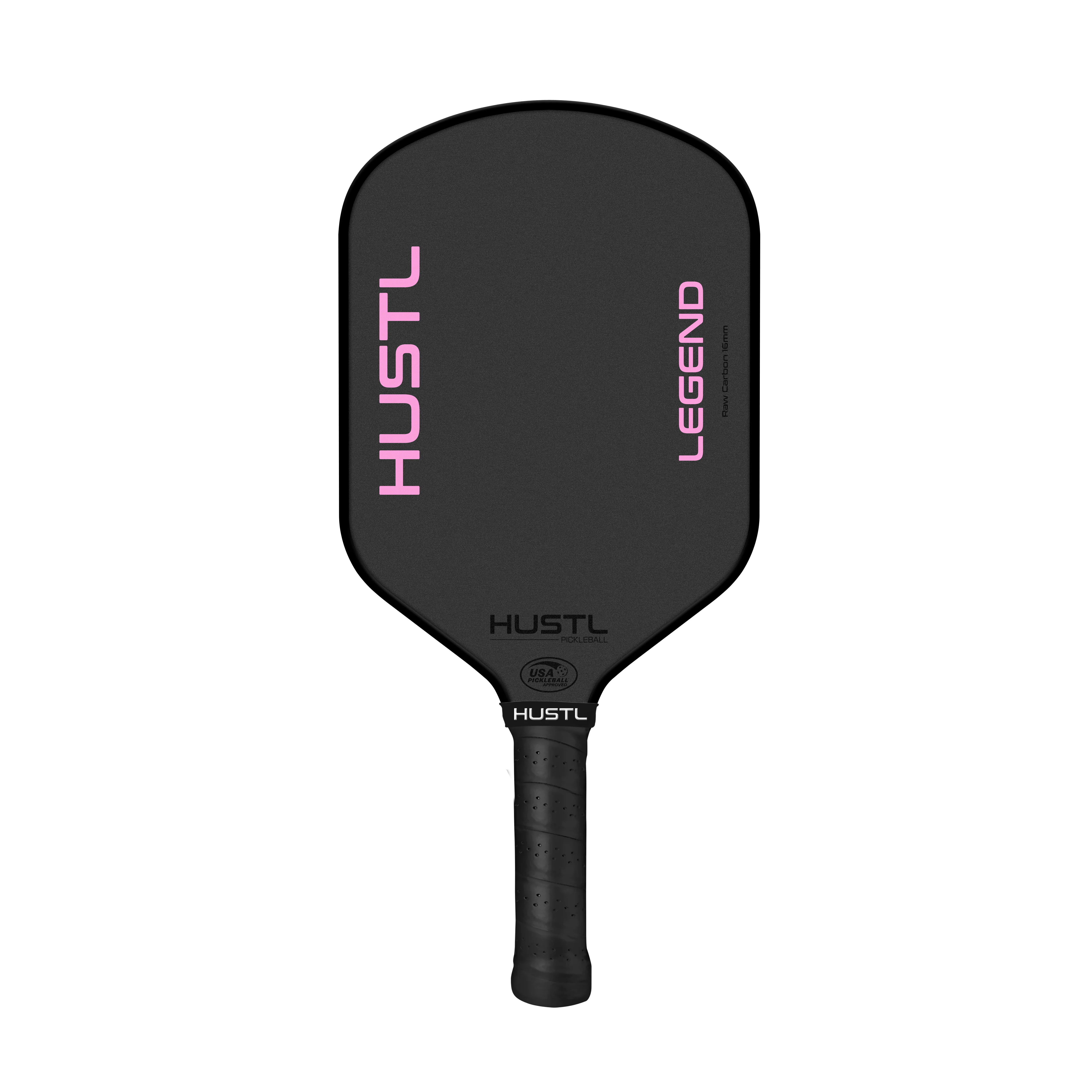 Raquete de pickleball HUSTL Legend Raw Carbon 16mm Classic