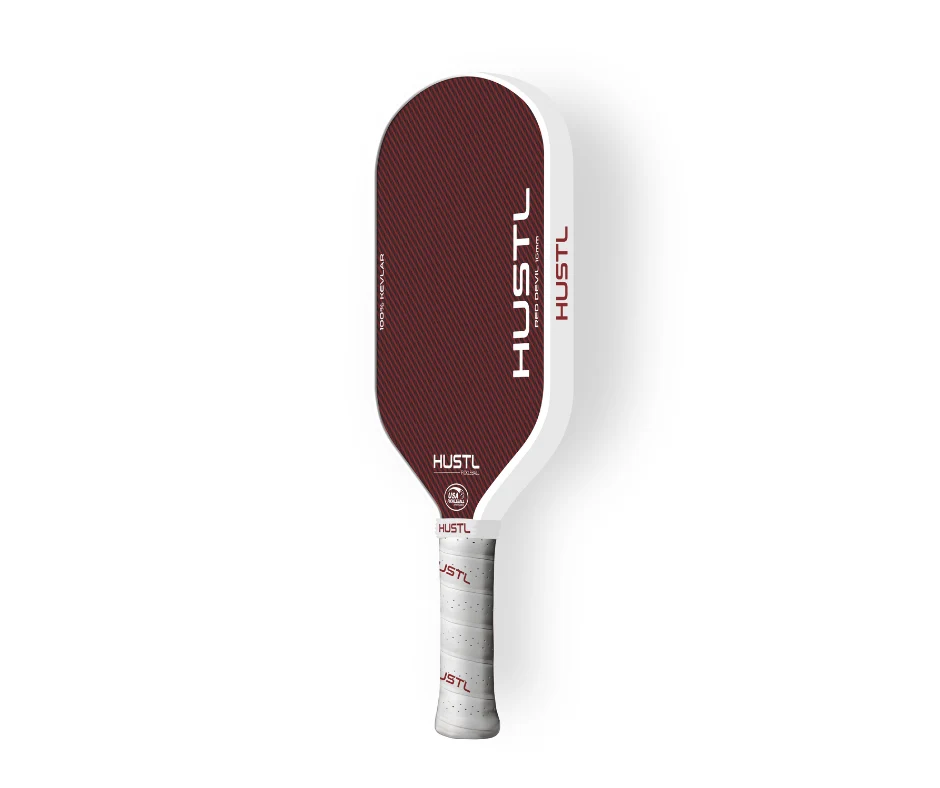 Raquete de pickleball HUSTL Red Devil 100% Kevlar 16mm, foto 2