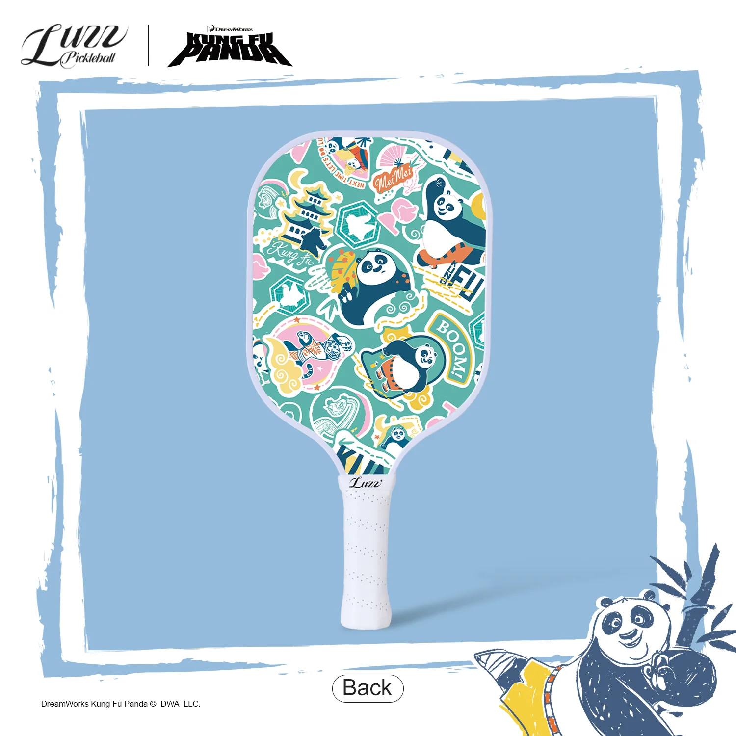 Raquete de pickleball Luzz Kung Fu Panda Dragon Zen Original, foto 2