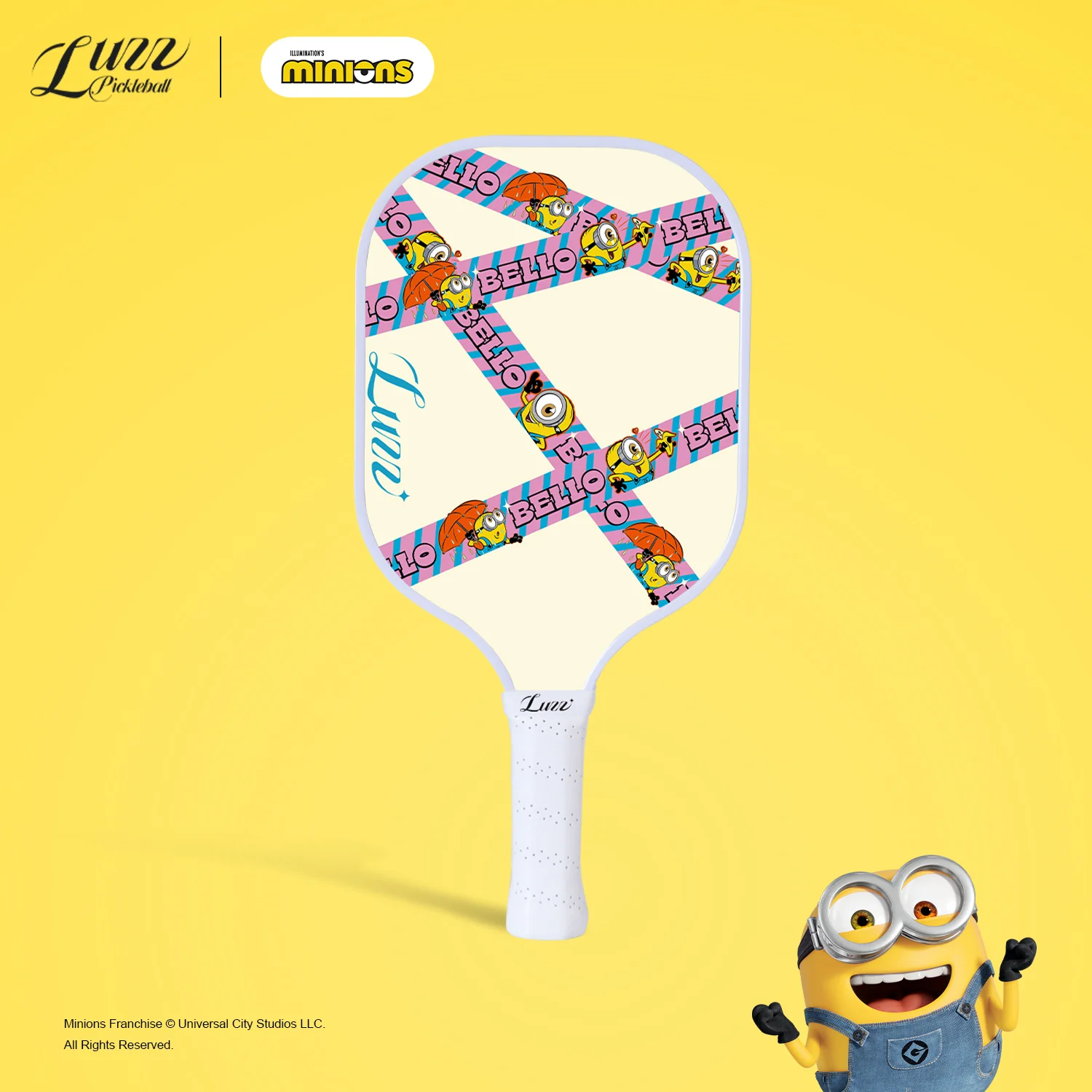 Raquete de pickleball Luzz Minions Carpe Diem Original, foto 2