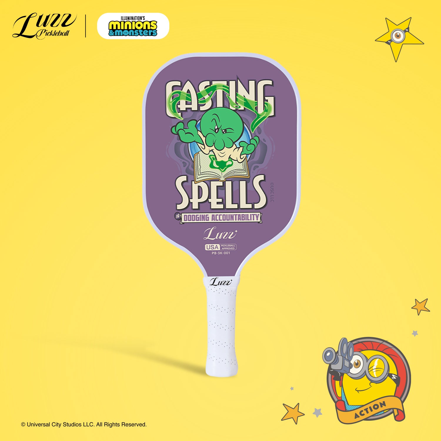 Raquete de pickleball Luzz Minions Spellcaster Original