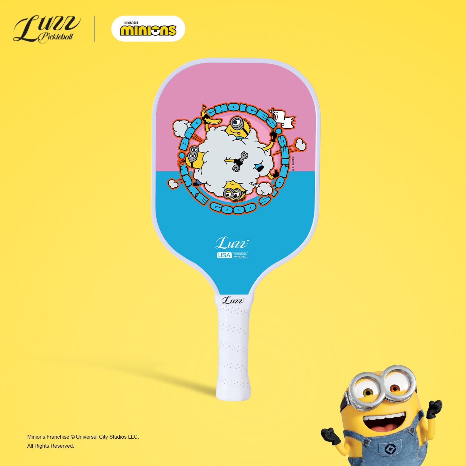 Raquete de pickleball Luzz Minions Bad Choices Original
