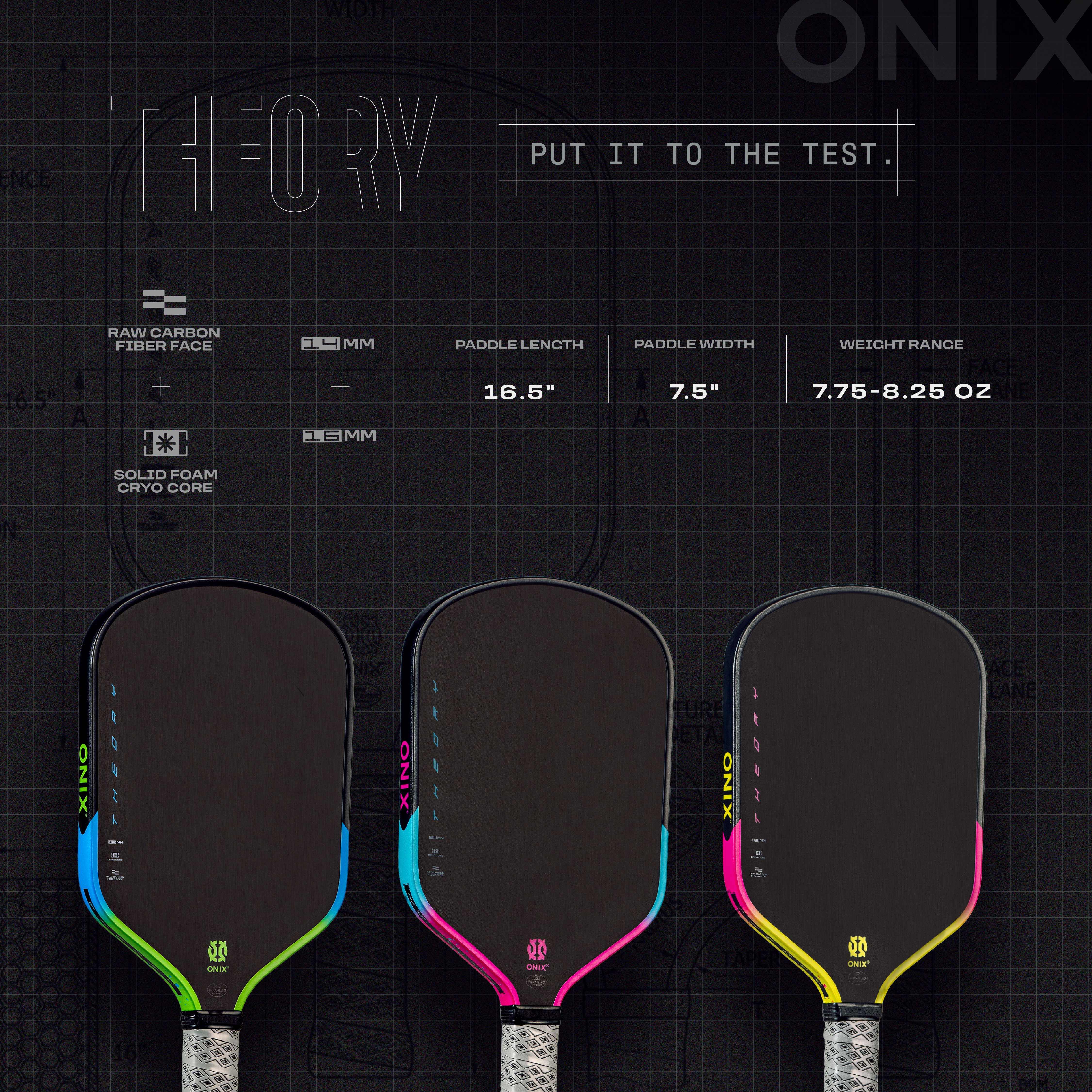 Raquete de pickleball Onix Theory, foto 2