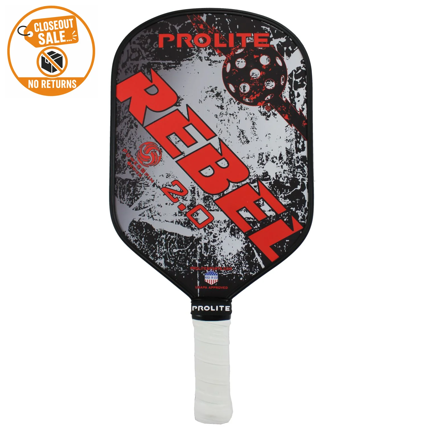 Raquete de pickleball ProLite Rebel Powerspin 2.0, foto 2