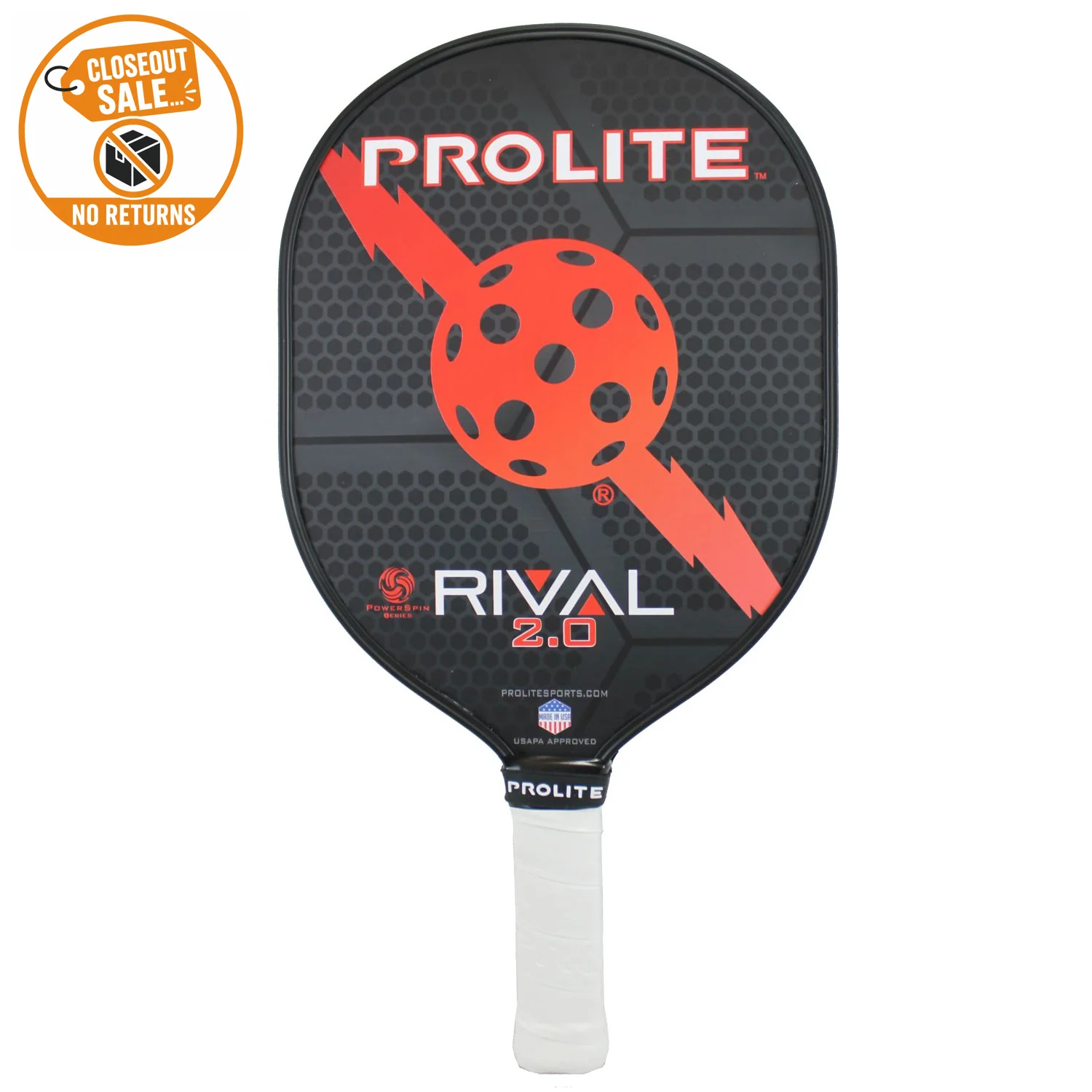 Raquete de pickleball ProLite Rival Powerspin 2.0