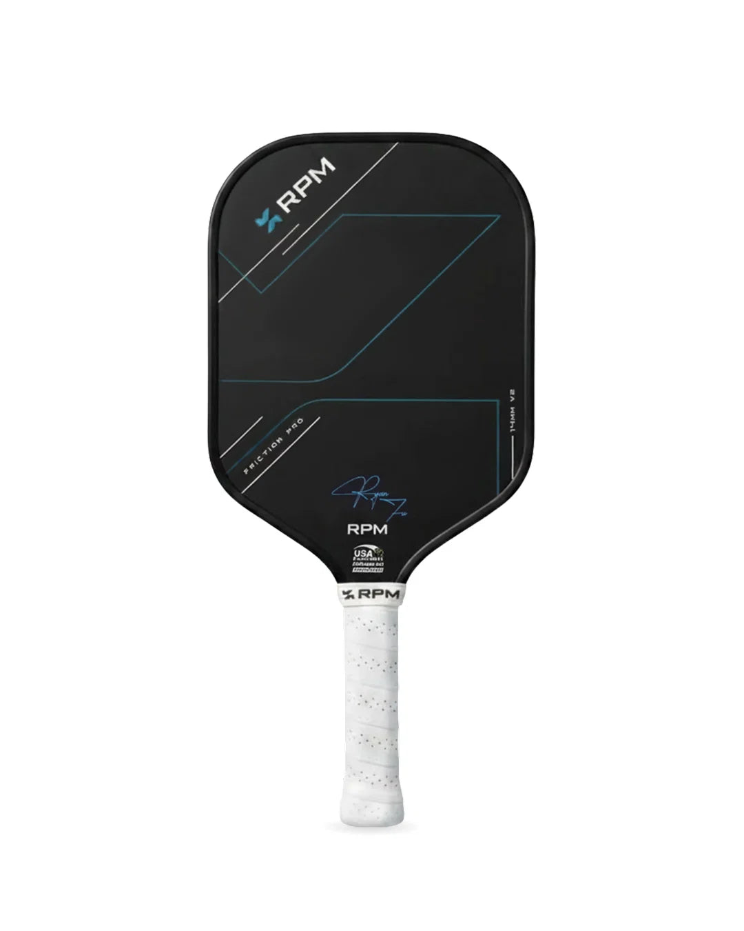 RPM Friction Pro 14mm Hybrid Flat Top V2 pickleball paddle