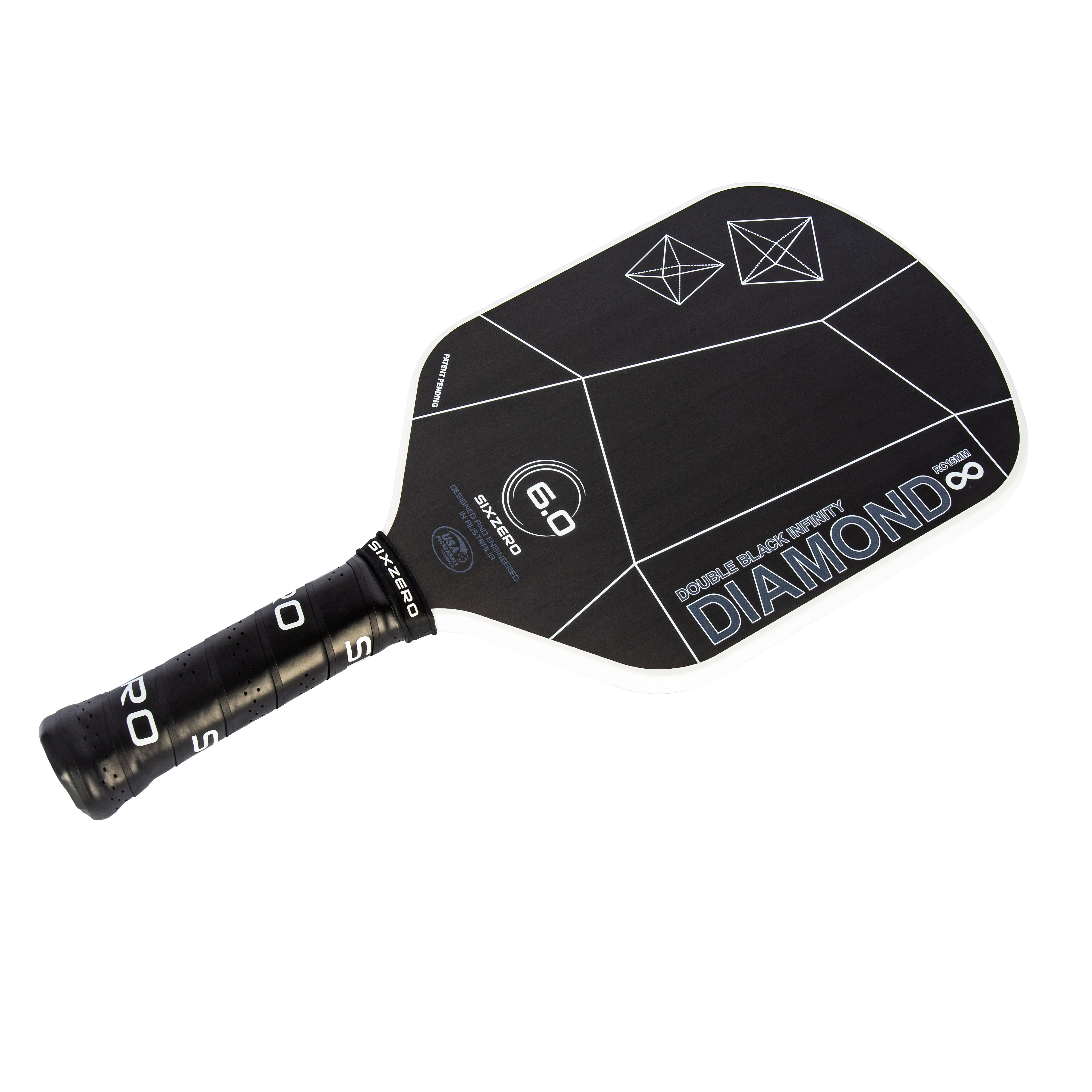 Raquete de pickleball Six Zero Double Black Diamond Infinity, foto 2
