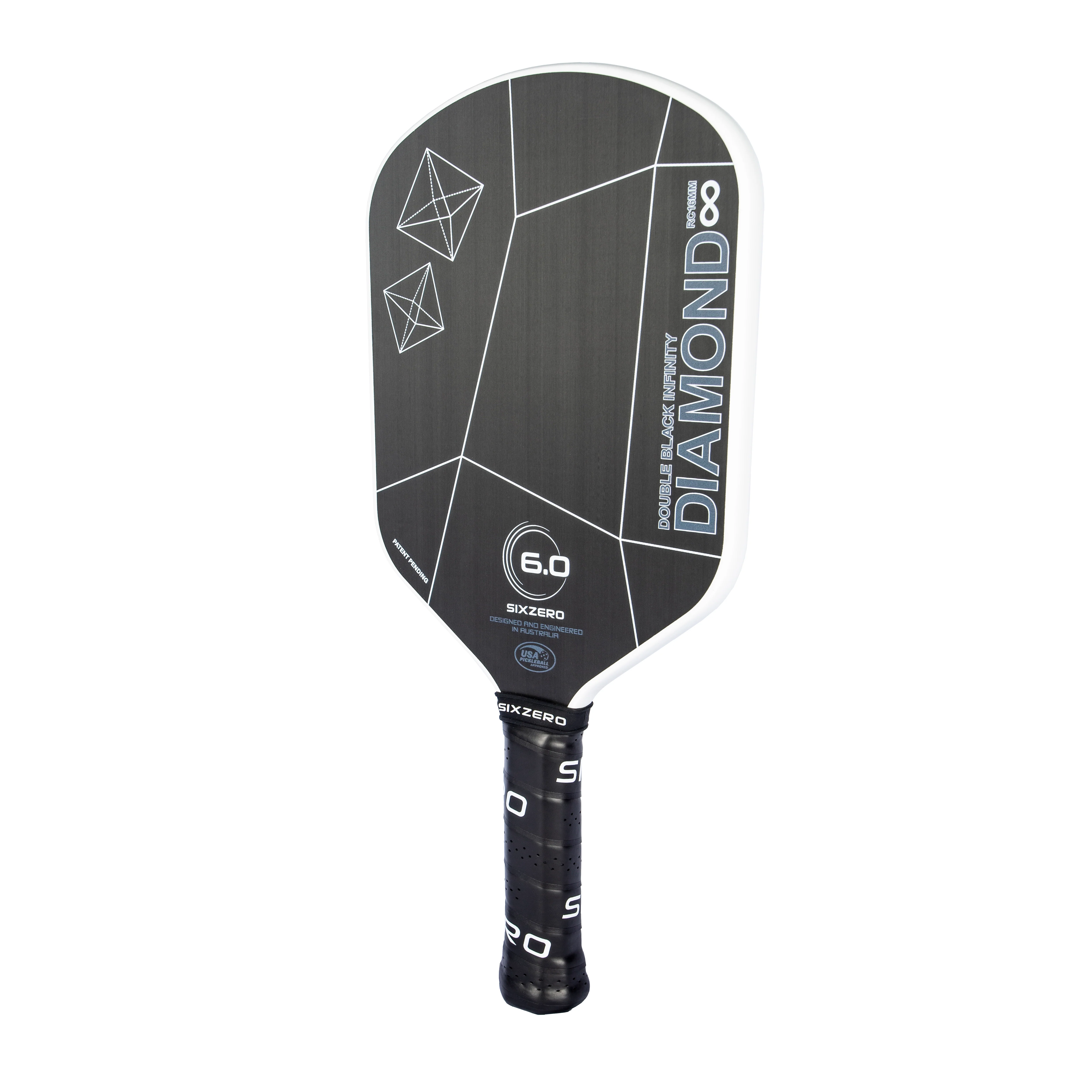 Raquete de pickleball Six Zero Double Black Diamond Infinity