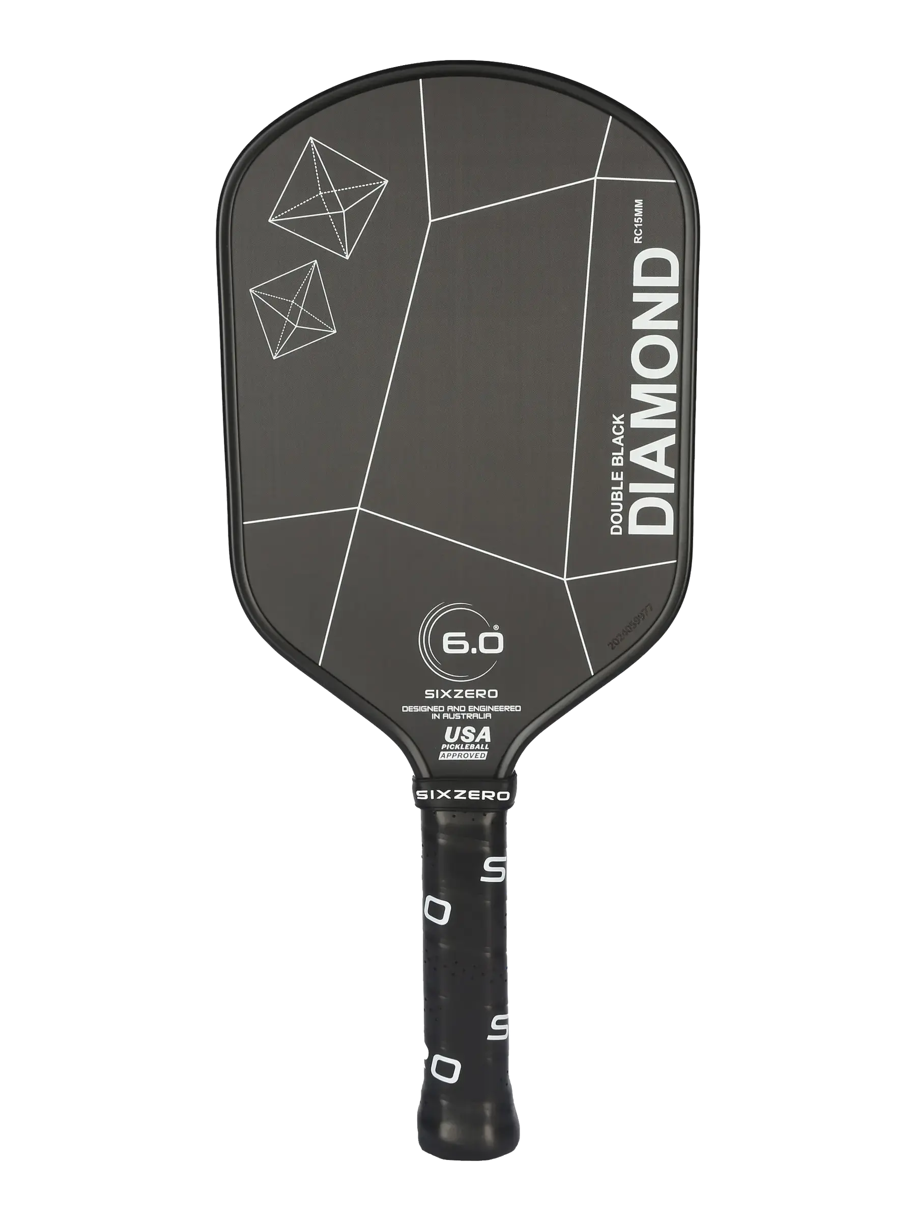 Six Zero Double Black Diamond Elongated pickleball paddle