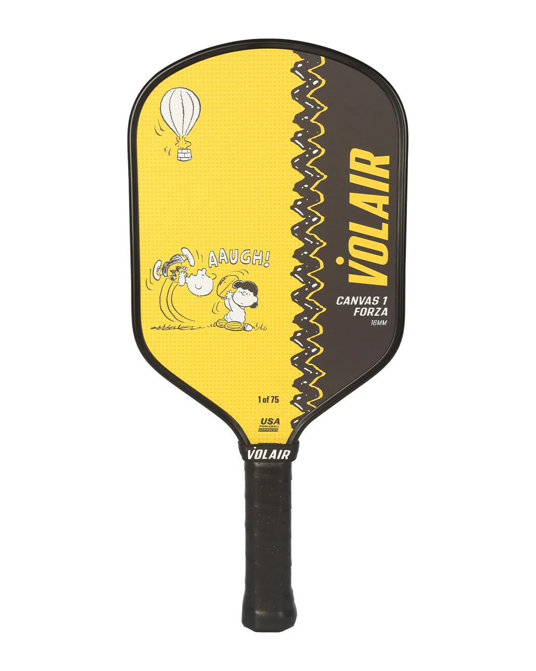 Raquete de pickleball Volair Peanuts Canvas 1 Forza 16mm 75th Anniversary Edition
