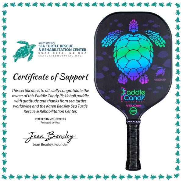 Raquete de pickleball Vulcan Candy Sea Turtle, foto 2