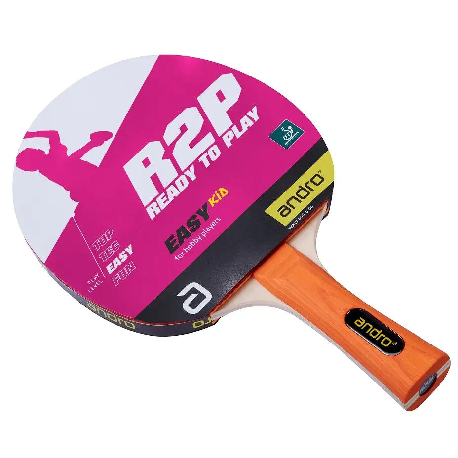 Raquete de tênis de mesa Andro Manche Small Flaired R2P Easy Junior