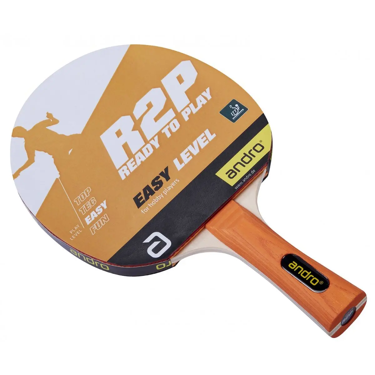 Raquete de tênis de mesa Andro Manche Flaired R2P Easy