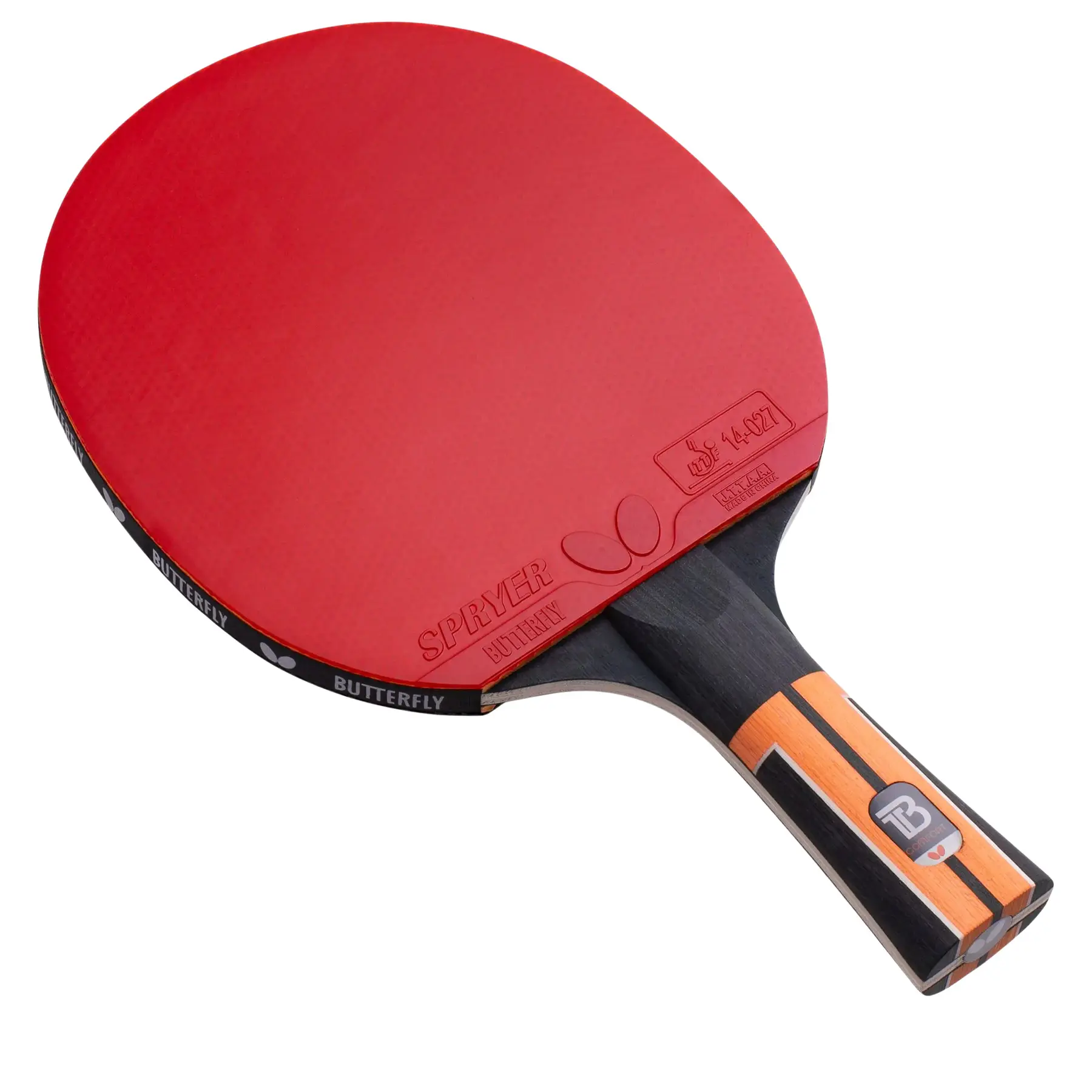 Raquete de tênis de mesa Butterfly Timo Boll Comfort 26x15x2