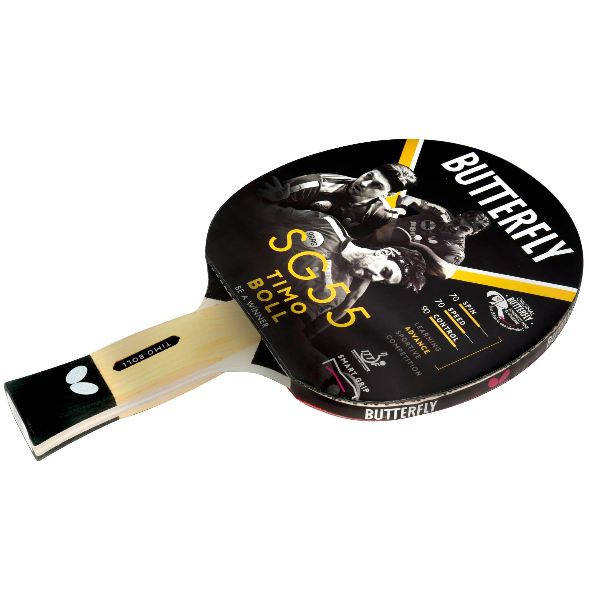 Raquete de tênis de mesa Butterfly Timo Boll SG55