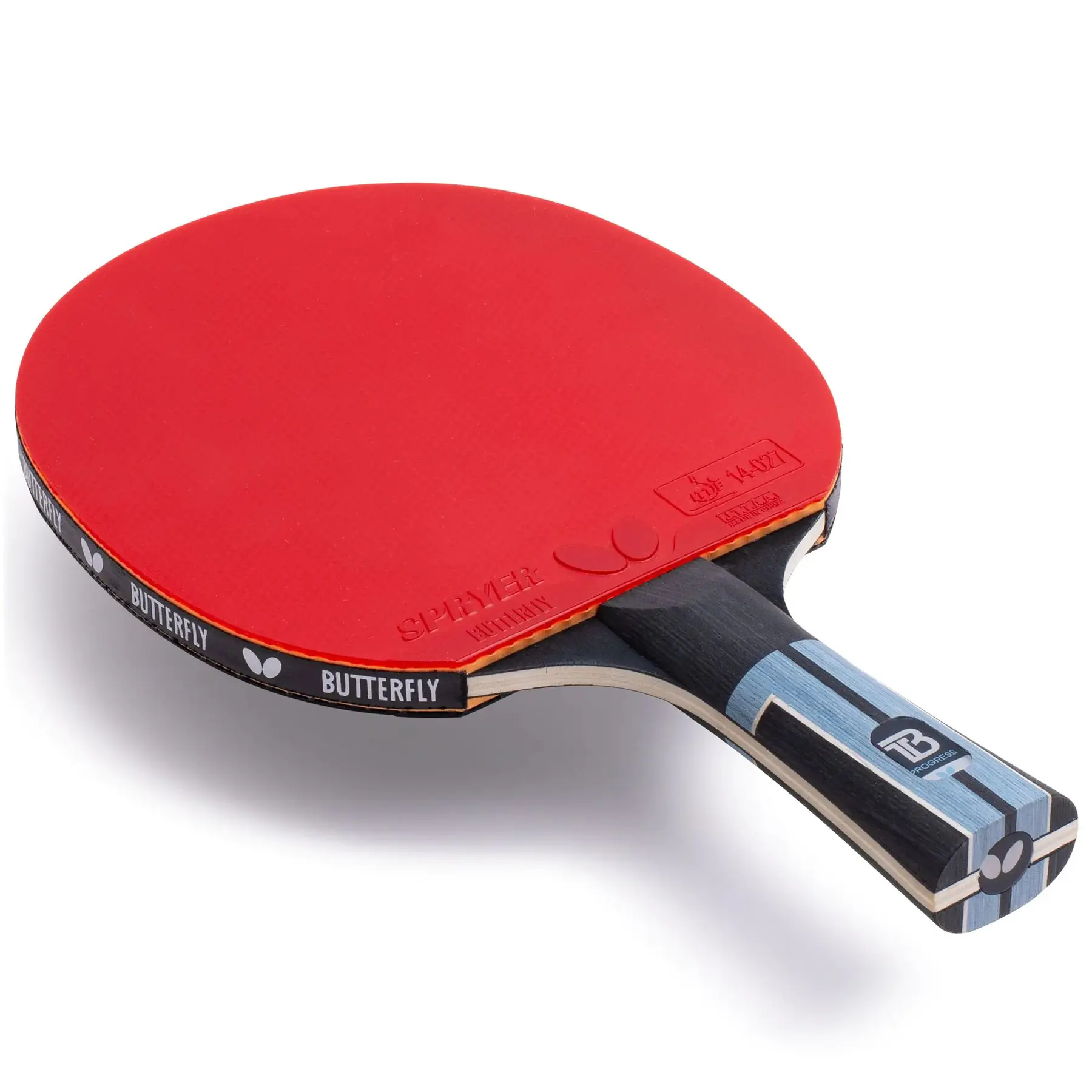 Raquete de tênis de mesa Butterfly Timo Boll Progress 26x15x2, foto 2