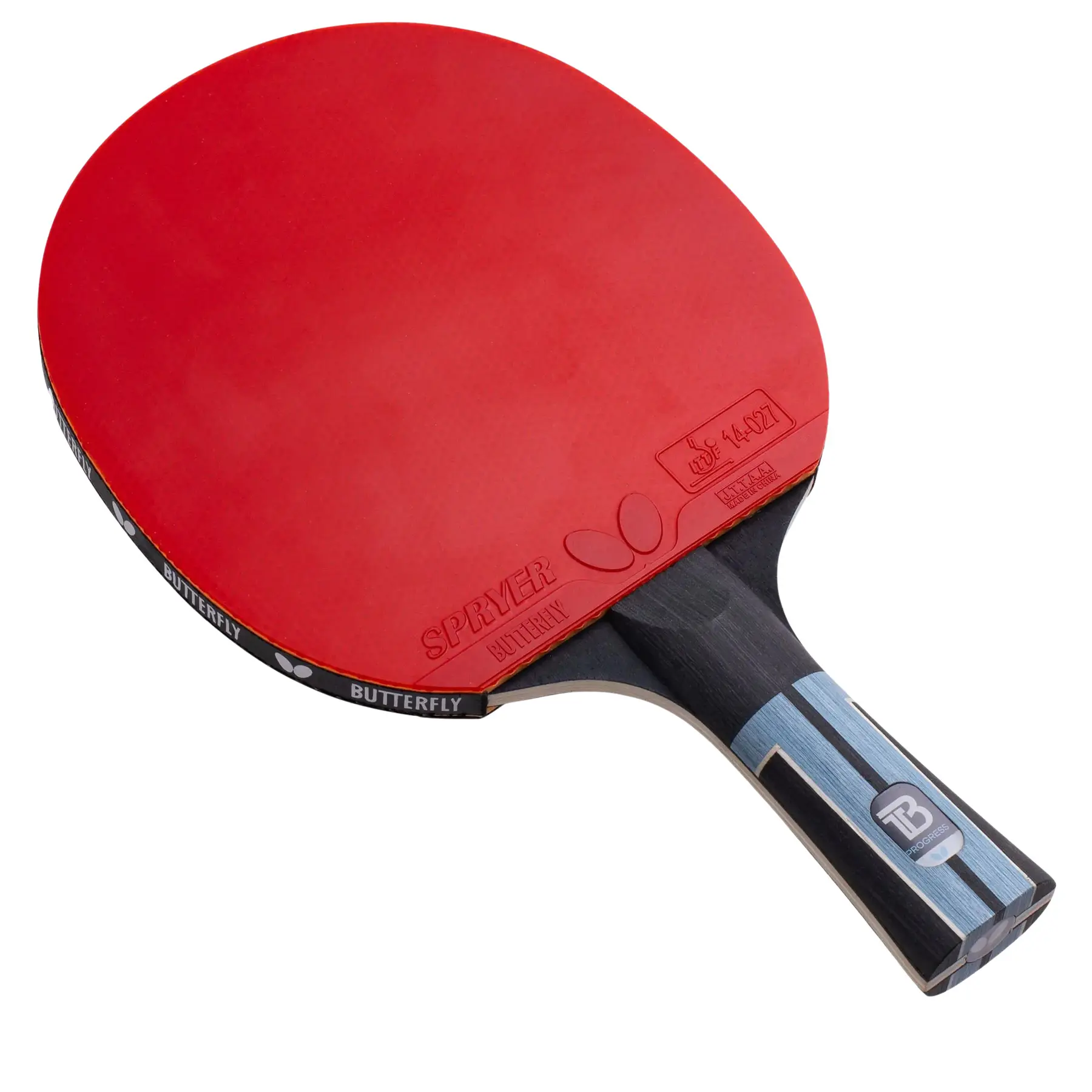 Raquete de tênis de mesa Butterfly Timo Boll Progress 26x15x2