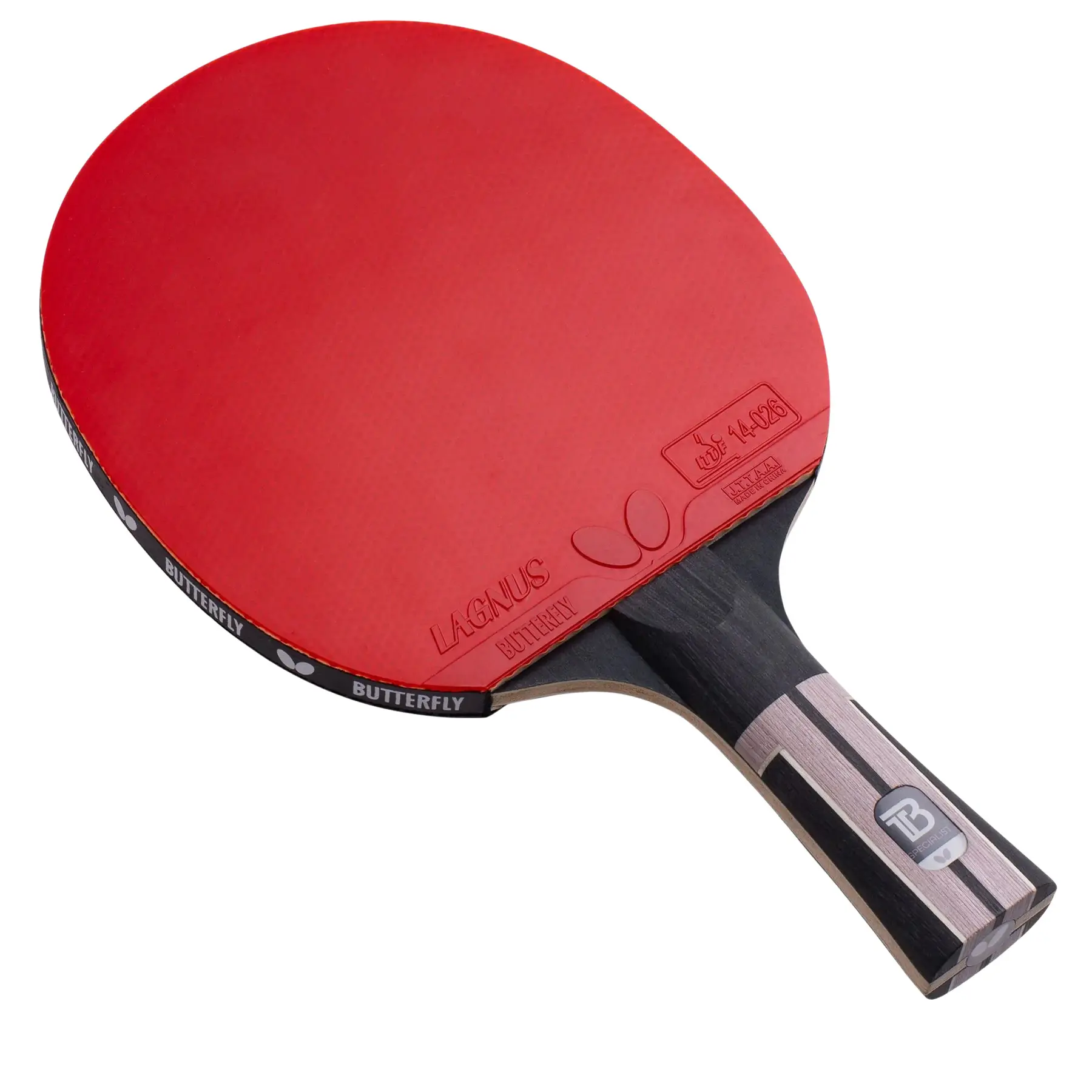Raquete de tênis de mesa Butterfly Timo Boll Specialist 26x15x2, foto 2