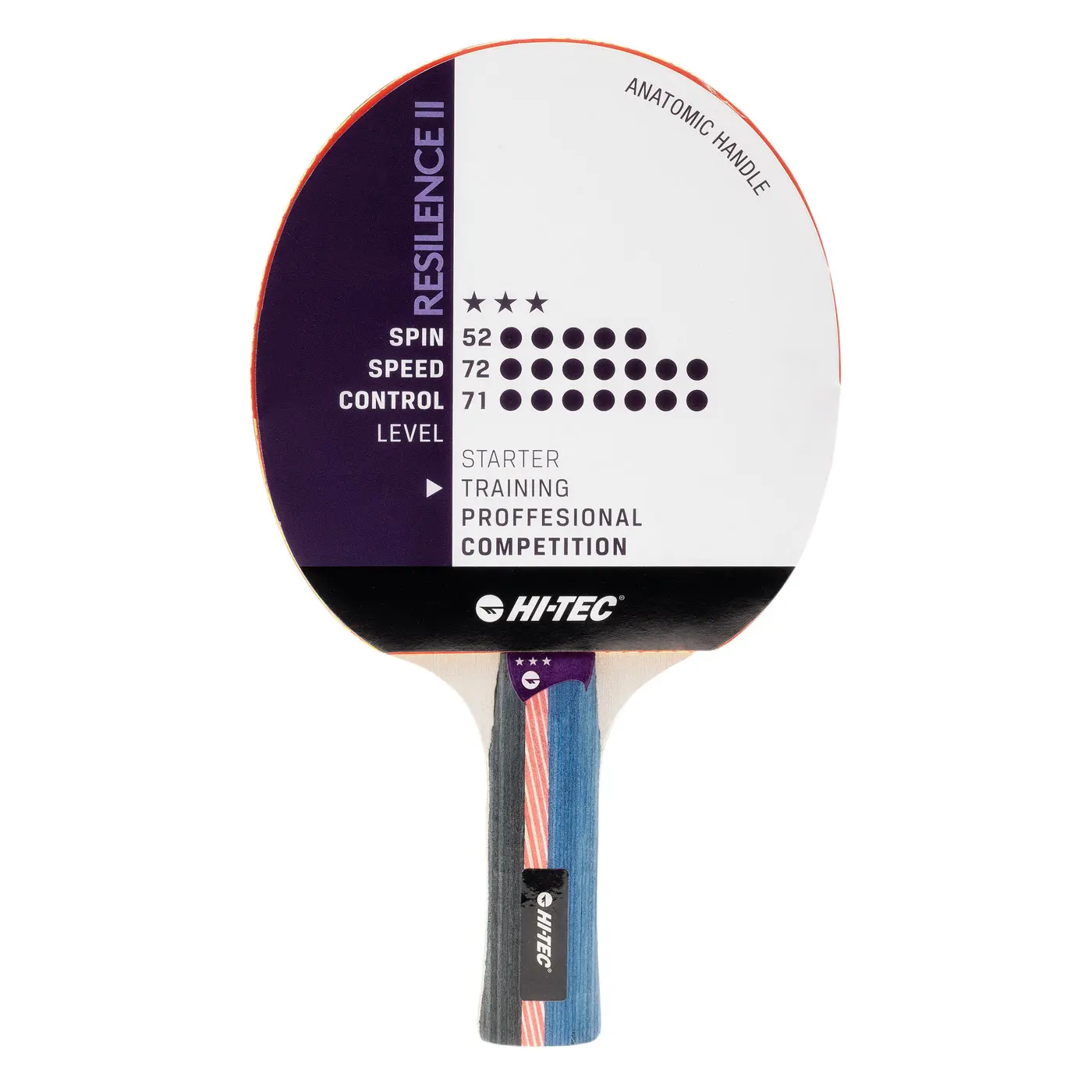 Hi-Tec Resilence II table tennis paddle