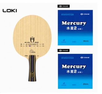 Loki K3 Off Mercury Soft II table tennis paddle