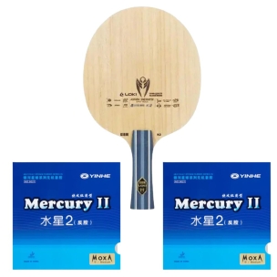 Raquete de tênis de mesa Loki K2 Mercury Soft II