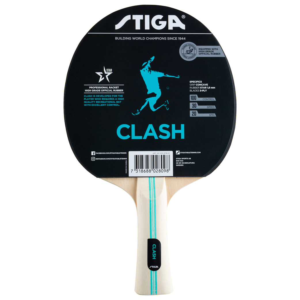 Raquete de tênis de mesa Stiga Hobby Clash