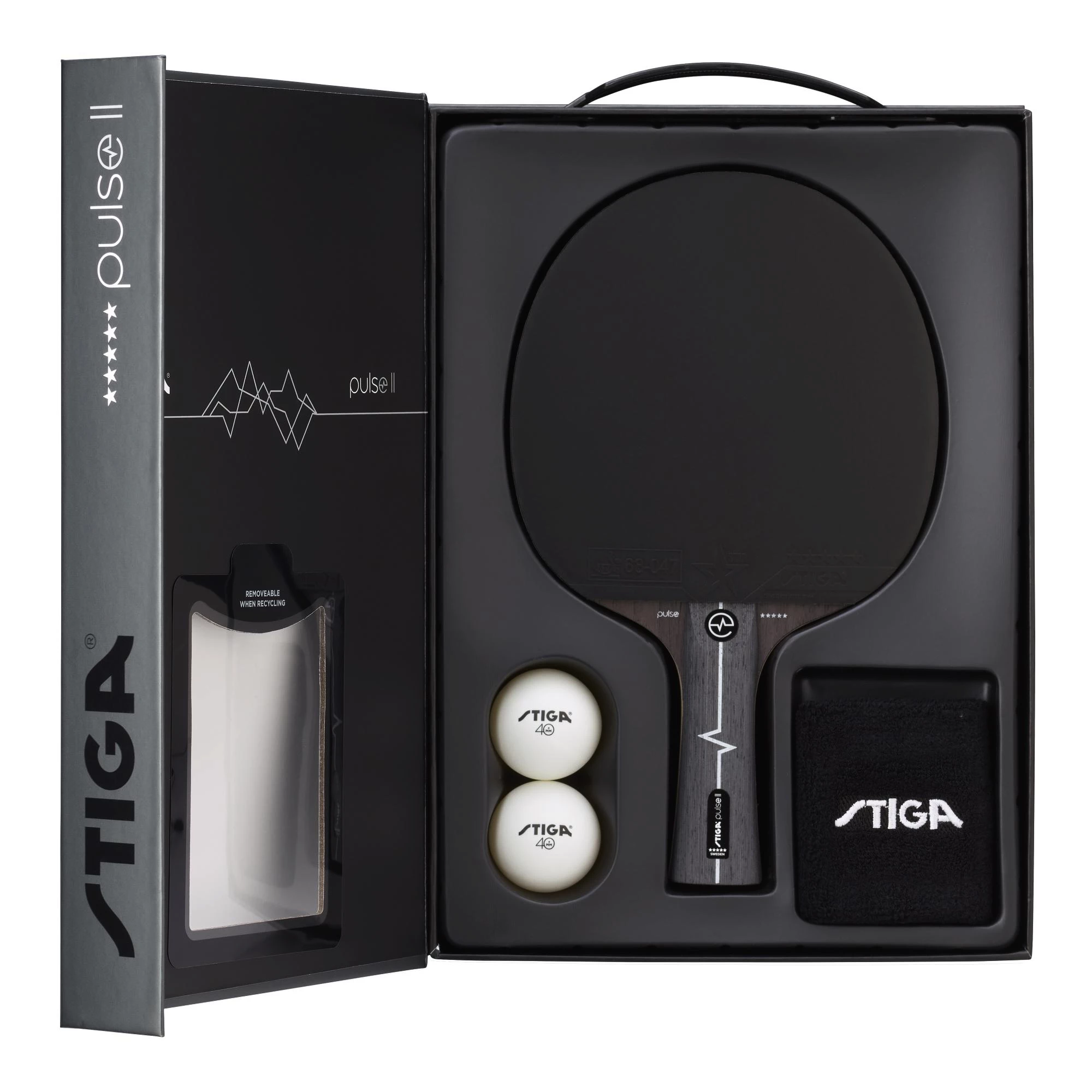 Raquete de tênis de mesa Stiga Pulse Box 5 Star II