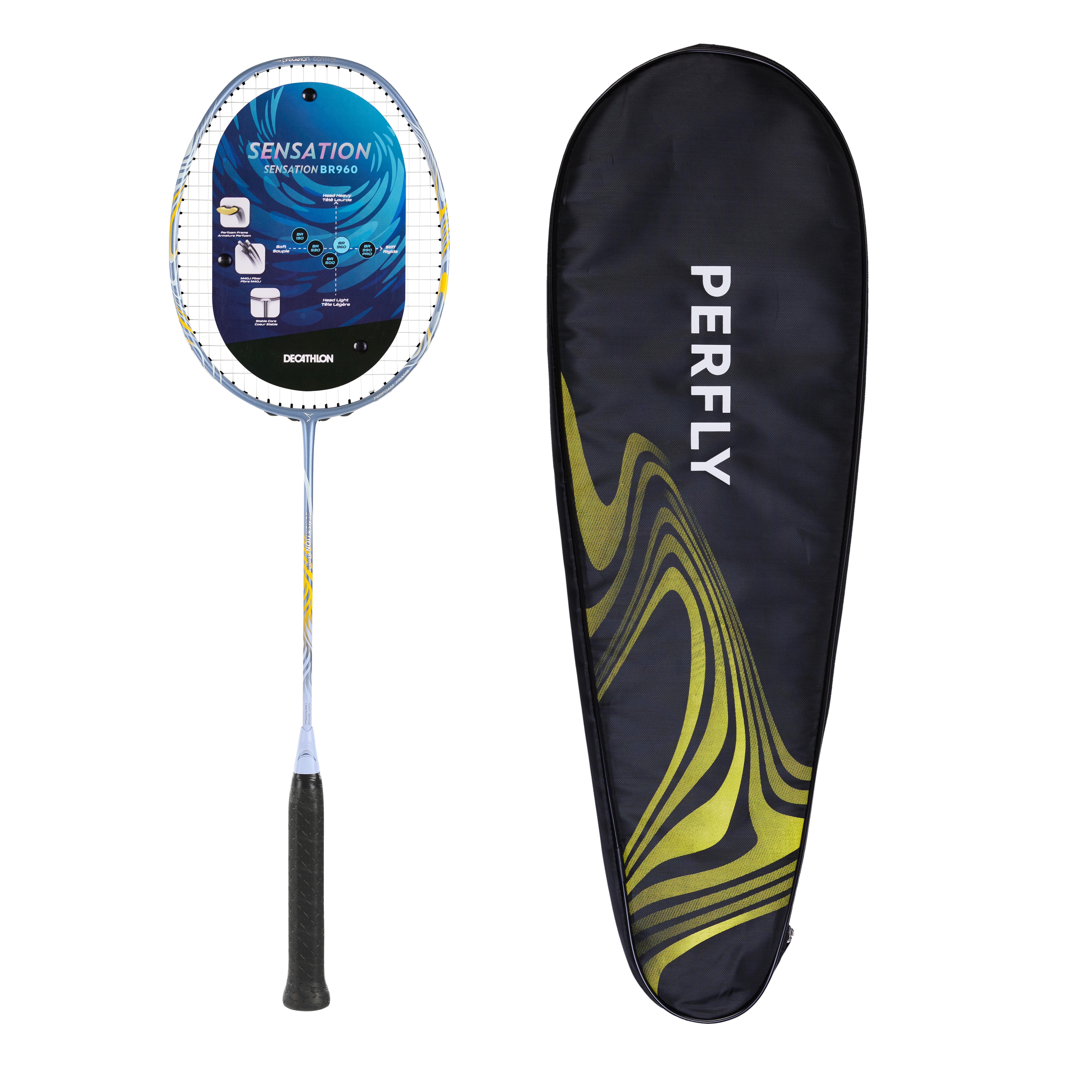 Raquete de badminton Kuikma BR Sensation 960