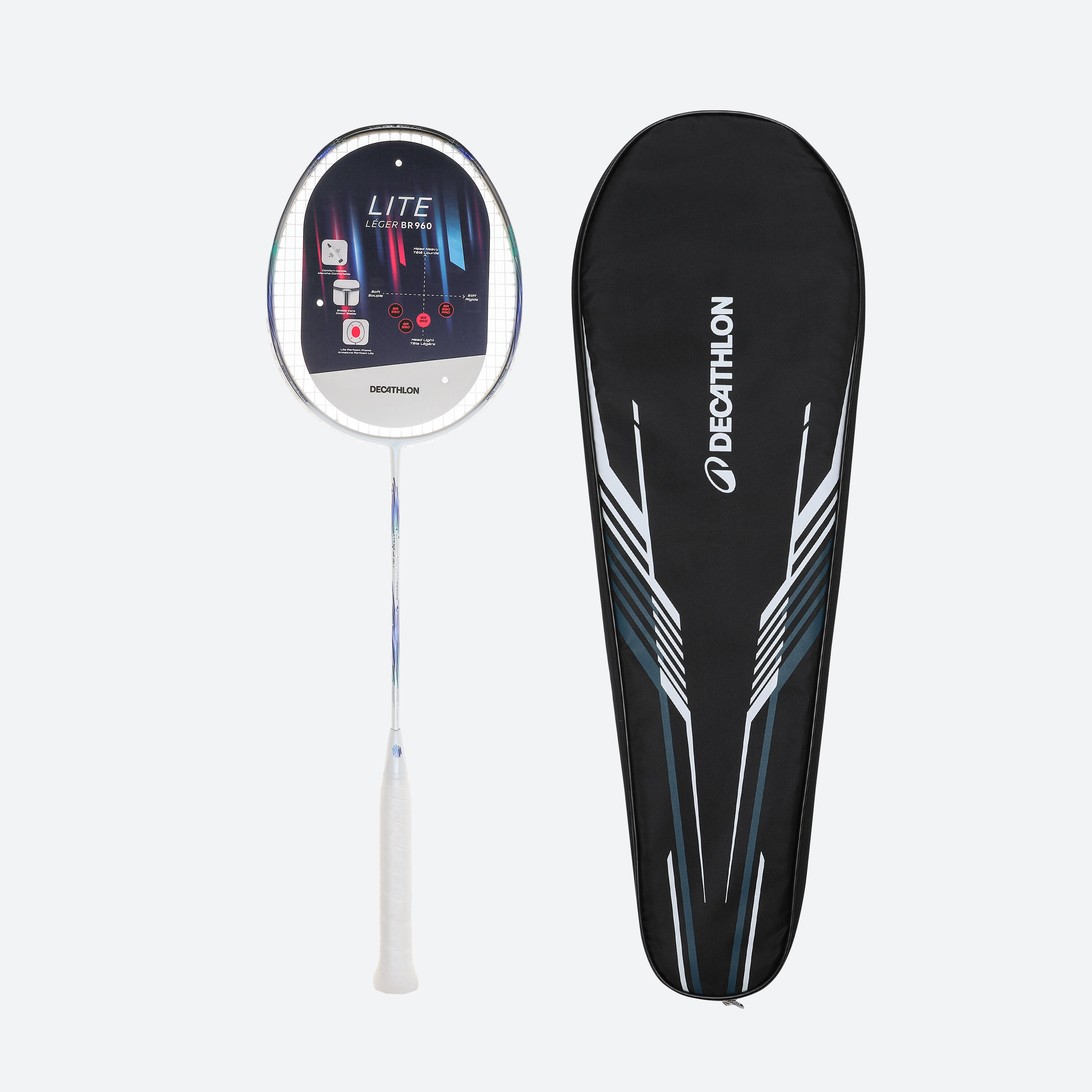 Raquete de badminton Kuikma BR Lite 960