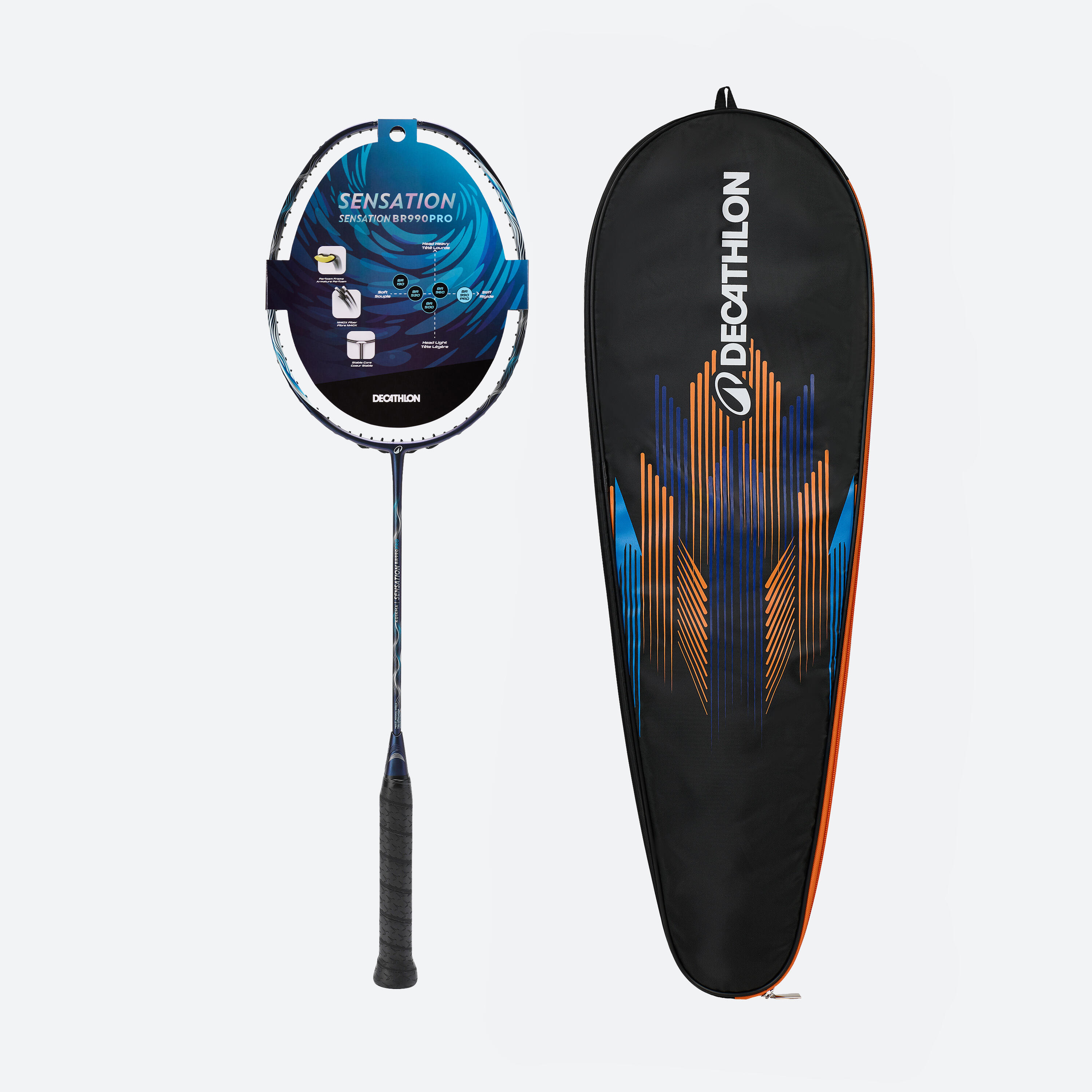 Raquete de badminton Kuikma BR Sensation 990 Pro