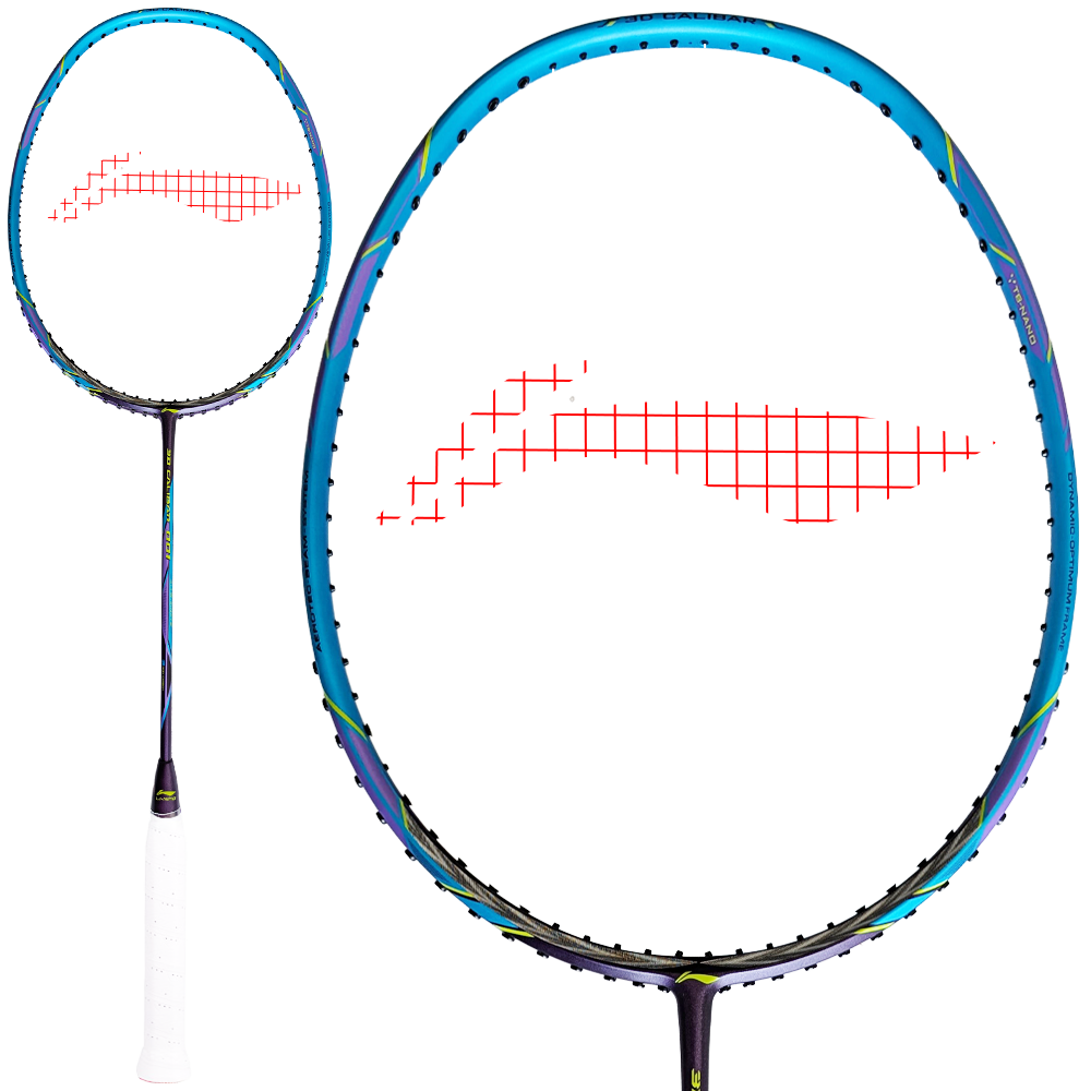 Raquete de badminton Li-Ning 3D Calibar 001