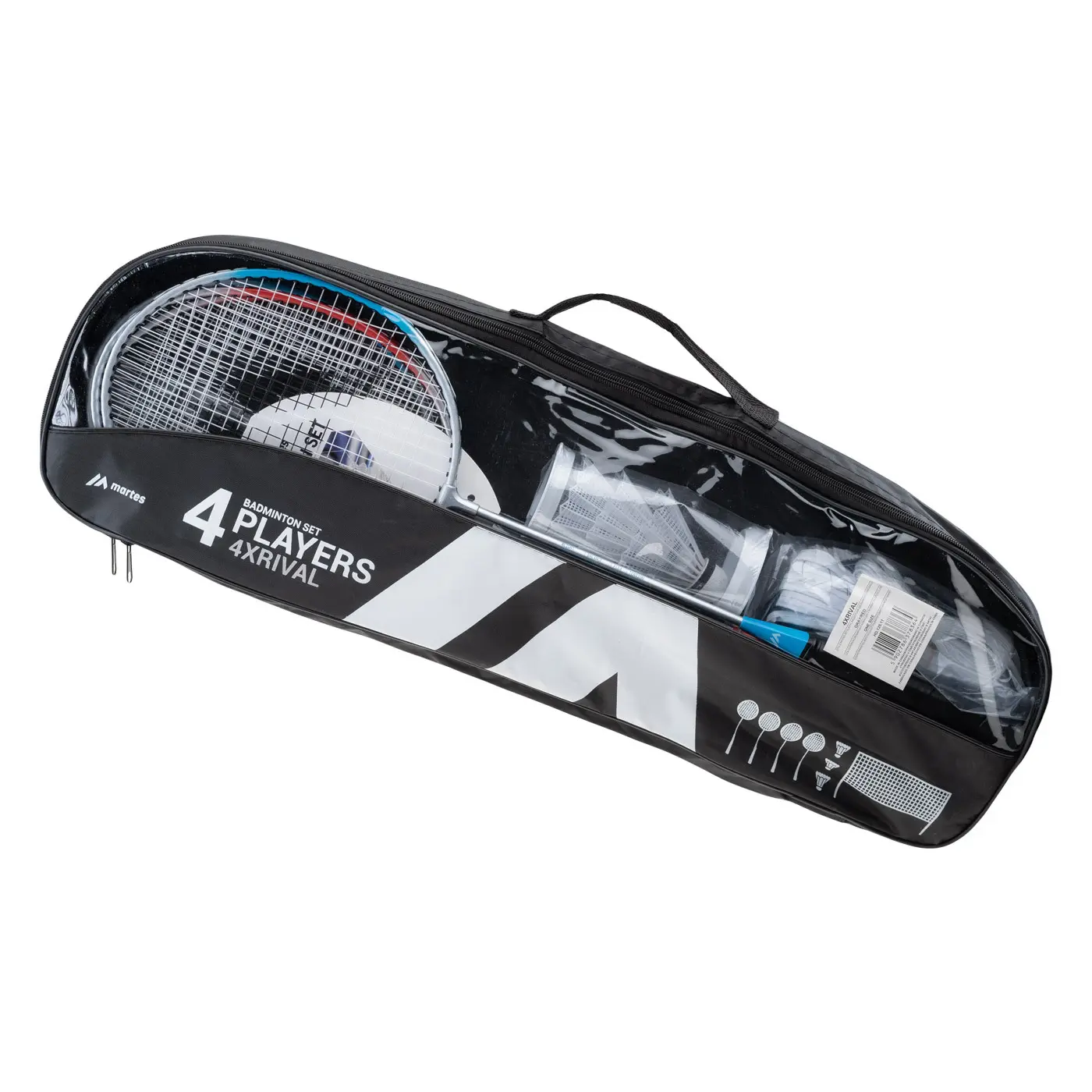 Raquete de badminton Martes Rival X2