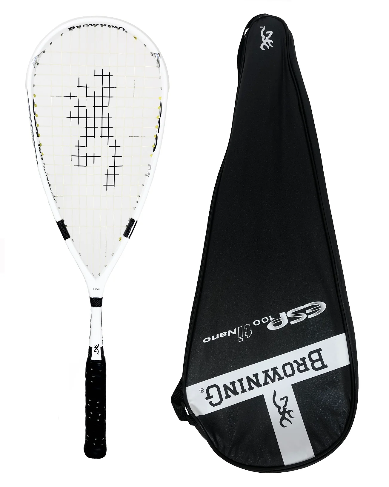 Raquete de squash Browning ESP 100 Ti Nano