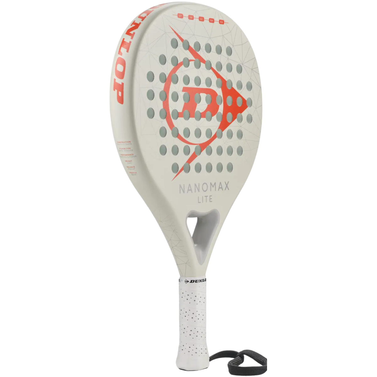 Raquete de squash Dunlop Nanomax Lite, foto 2