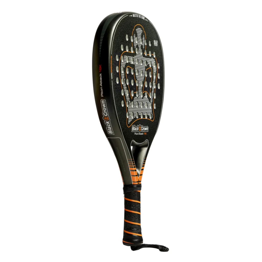 Raquete de padel Black Crown Piton Attack 16K+, foto 2