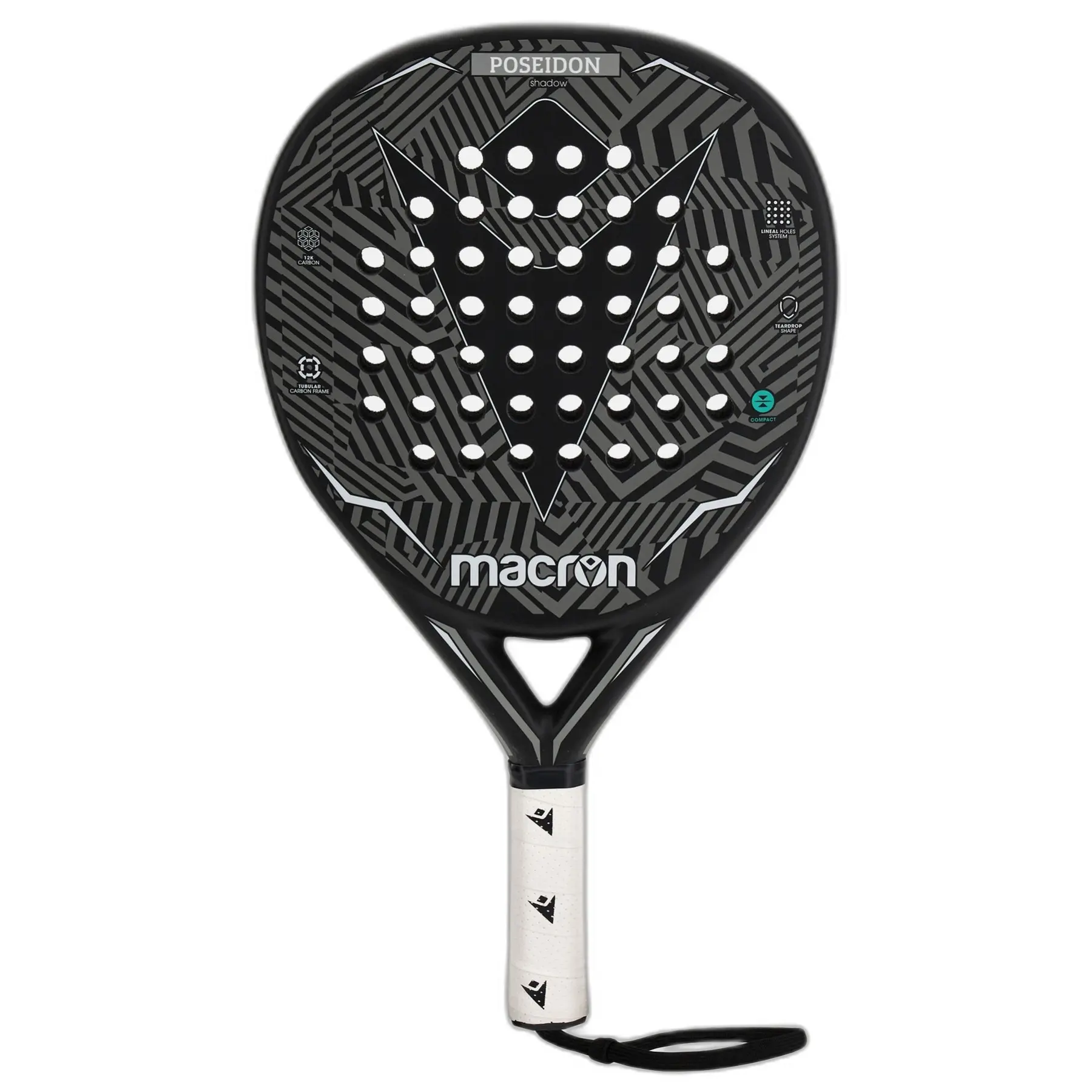 Raquete de padel Macron CC Poseidon Shadow Premium