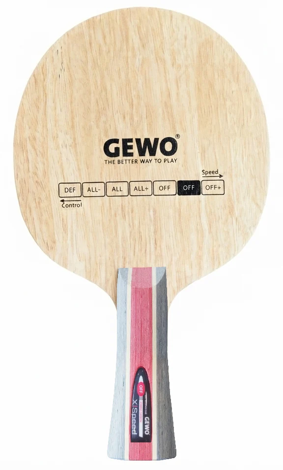 Gewo Hybrid Carbon X-Speed Offensive table tennis paddle